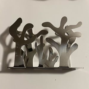 Alessi Mediterraneo Napkin Holder, Stainless Steel